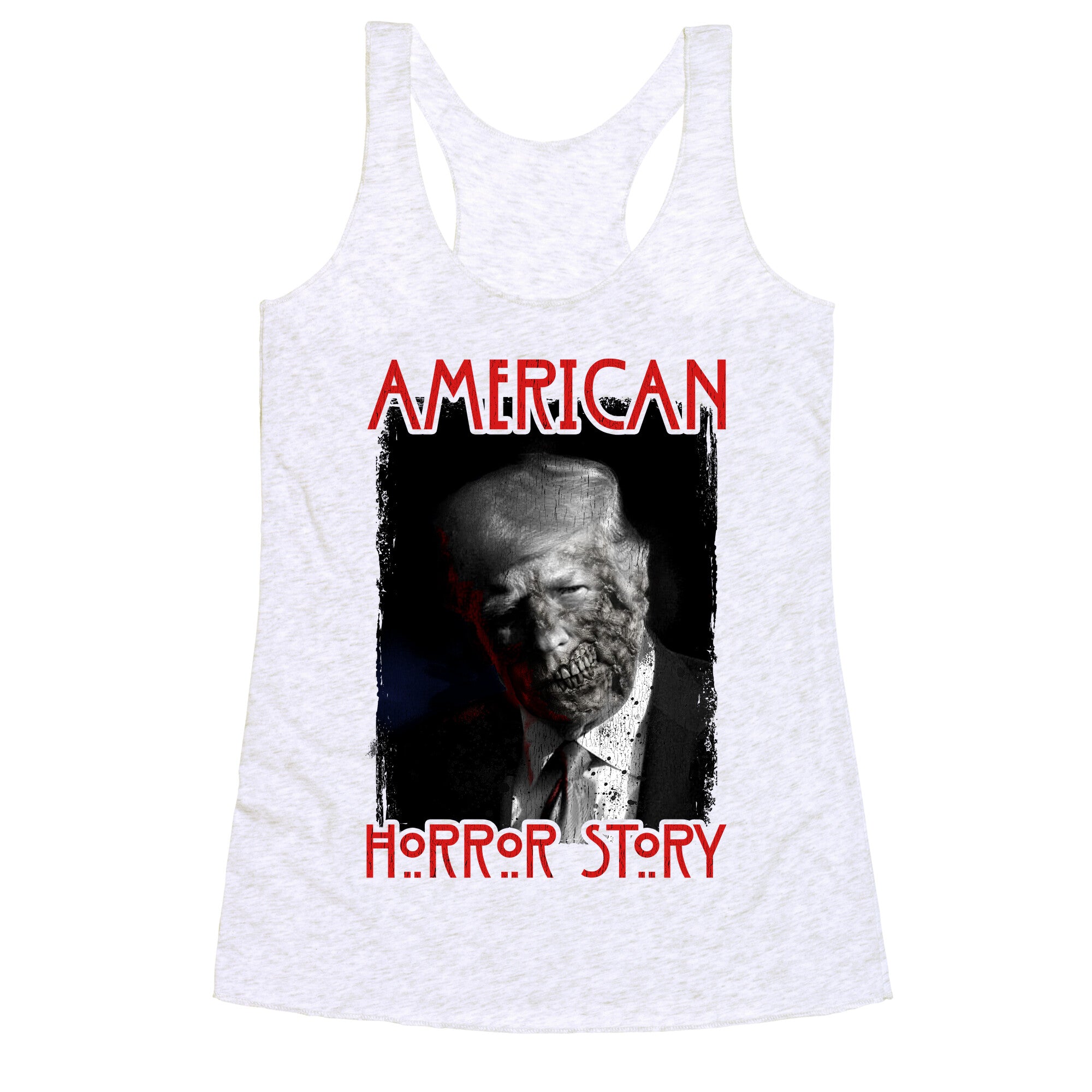 American Horror Story Trump Racerback Tank